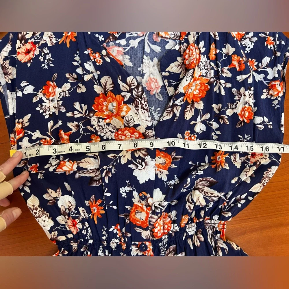 ModCloth Floral Romper by Sunny Girl size Large - Picture 3 of 5